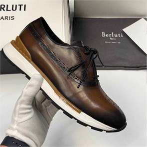 Мужские кожаные кроссовки BERLUTI Fast Track