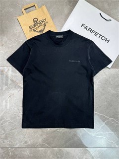 Мужская Одежда футболка BALENCIGA  надпись на грудь  Баленсиага черный KeWTTTi2gLZK8rUJqPCrI1