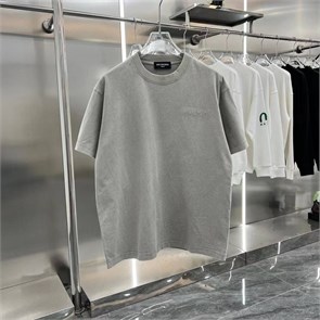 Мужская Одежда футболка BALENCIGA  надпись на грудь  Баленсиага бежевый Wq0sSSdZgpzGxOyHI9eI12