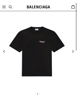 Мужская Одежда футболка BALENCIGA полоса  Баленсиага черный 3bDVCjy1gaMT96OAD53uw0